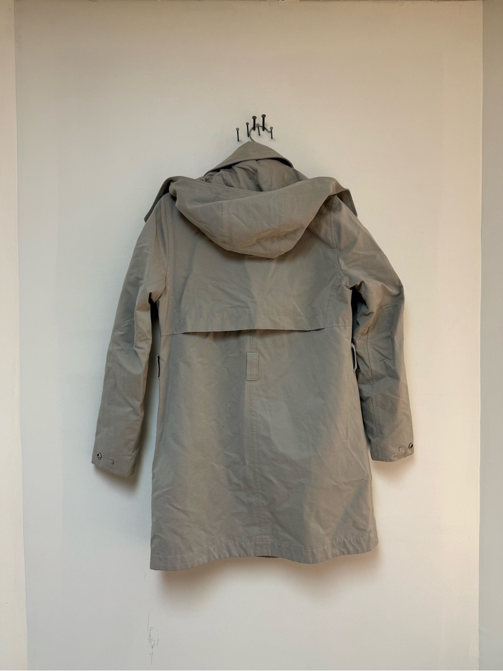 lululemon athletica Light Gray Trench with Vent Detail - Picture 2 of 9